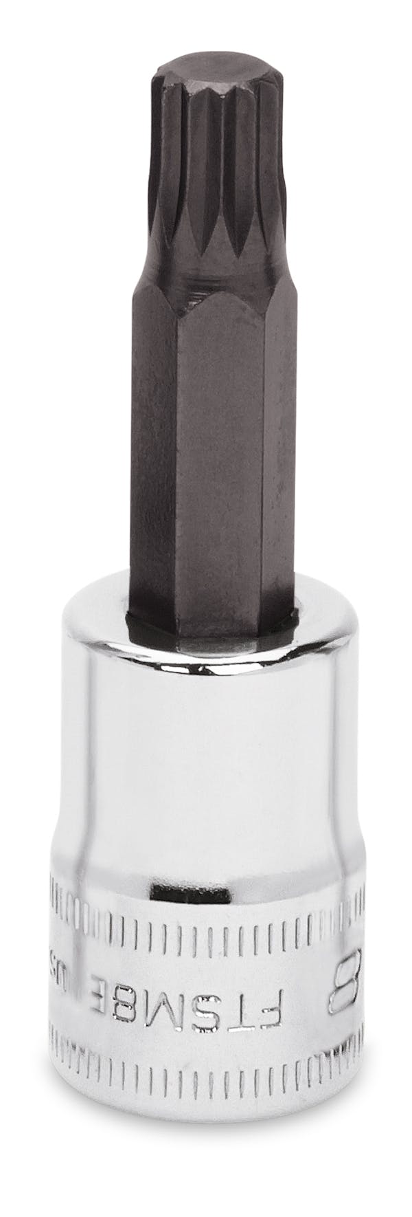 3/8" Drive Metric 8 mm Standard Triple Square Bit Socket