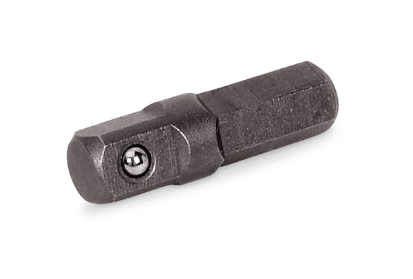 1/4" Drive 1" Long 1/4" Hex-To-1/4" Square Adaptor