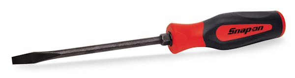 10-27/32" Flat Tip Instinct® Hard Grip Screwdriver (Red)