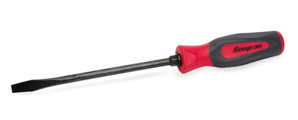 13-13/32" Flat Tip Instinct® Hard Grip Screwdriver (Red)