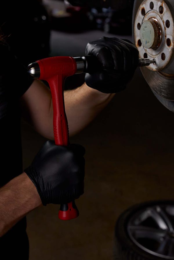 16 oz Ball Peen Soft Grip Dead Blow Hammer (Red) 3 16 oz Ball Peen Soft Grip Dead Blow Hammer (Red)