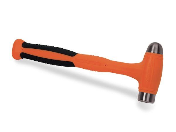 16 oz Ball Peen Soft Grip Dead Blow Hammer (Orange)