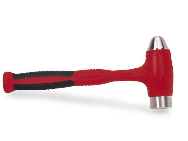 32 oz Ball Peen Soft Grip Dead Blow Hammer (Red)