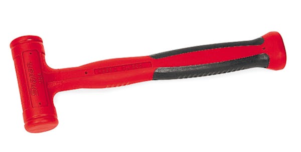 10 oz Slimline Soft Grip Dead Blow Hammer (Red)