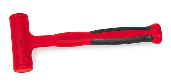 20 oz Slimline Soft Grip Dead Blow Hammer (Red)