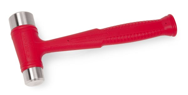 32 oz Dual-Face Drilling Dead Blow Hammer (Red)