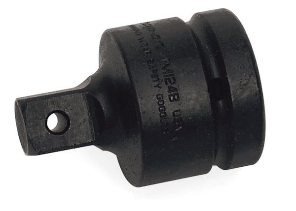 1" Drive 2-3/16" Square Drive Pin Hole Impact Adaptor, 1" Internal Drive x 3/4" External Drive