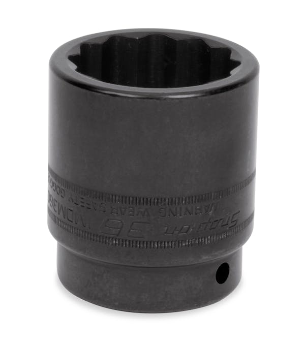 1/2" Drive 12-Point Metric 36 mm Flank Drive® Shallow Impact Socket