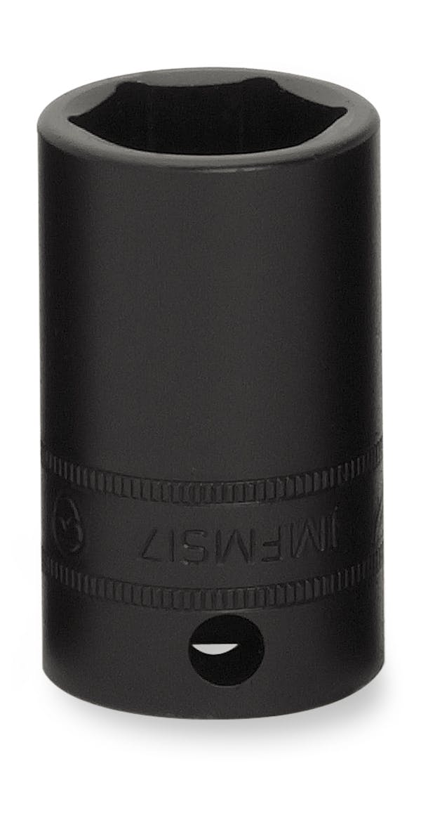 3/8" Drive 6-Point Metric 17 mm Flank Drive® Semi-Deep Impact Socket