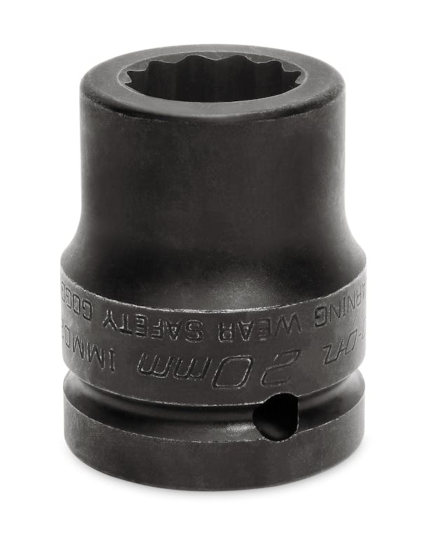 3/4" Drive 12-Point Metric 20 mm Flank Drive® Shallow Impact Socket