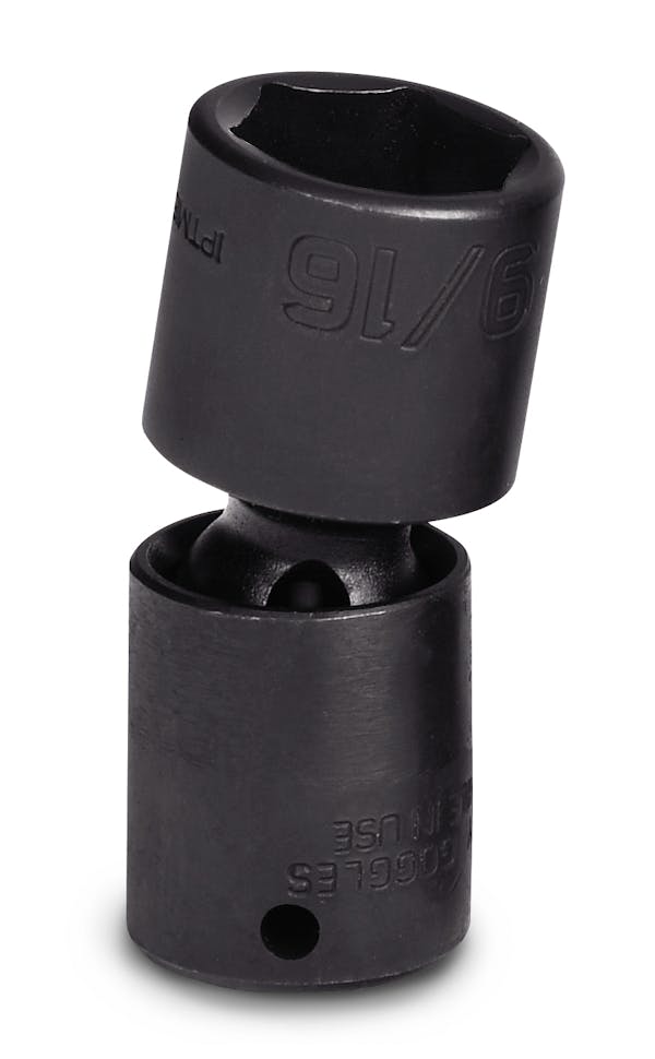 1/4" Drive 6-Point SAE 9/16" Flank Drive® Shallow Swivel Impact Socket