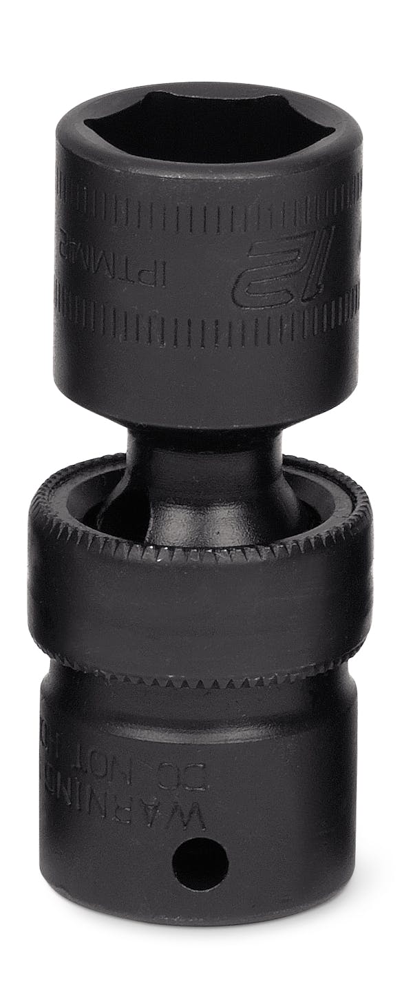 1/4" Drive 6-Point Metric 12 mm Flank Drive® Shallow Swivel Impact Socket