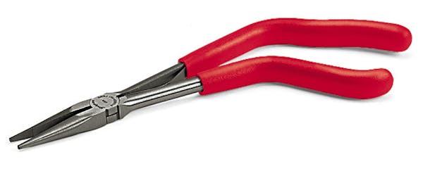11" Pistol Grip Needle Nose Pliers (Red)