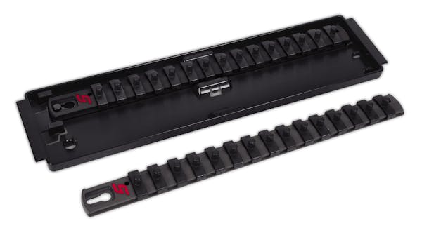 1/4" Drive 2 Row Twist Lock Tray, 13" Long (Black)