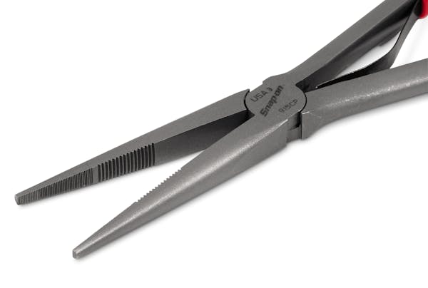 15" Long-Neck Needle Nose Pliers (Red)