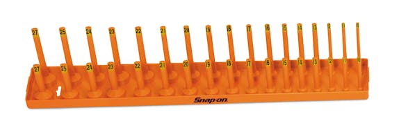 1/2" Metric Post Socket Tray (Electric Orange)