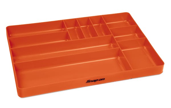 10 Compartment Drawer Organizer Tray (16 x 10") (Orange)
