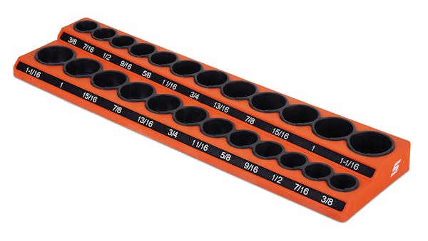 1/2" Drive Metric/SAE Magnetic Socket Holder (Orange)