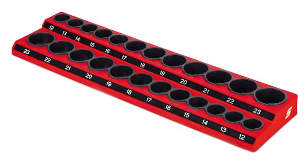 1/2" Drive Metric/SAE Magnetic Socket Holder (Red)