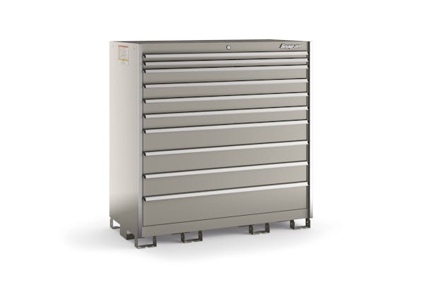10-Drawer Double-Wide Eye-Level (Arctic Silver w/Brushed Trim)