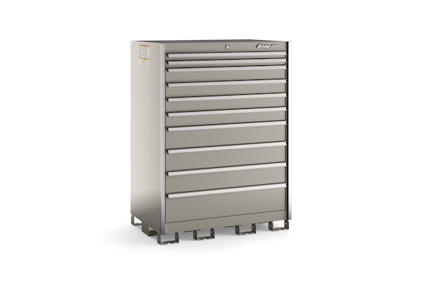 10-Drawer Extra-Wide Eye-Level (Arctic Silver with Brushed Trim)