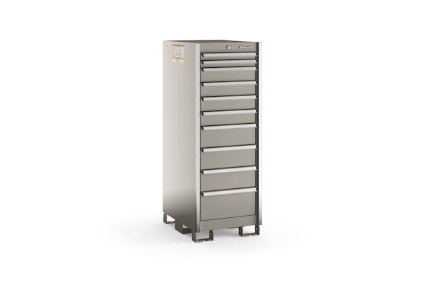 10-Drawer Narrow Eye-Level (Arctic Silver w/Brushed Trim)