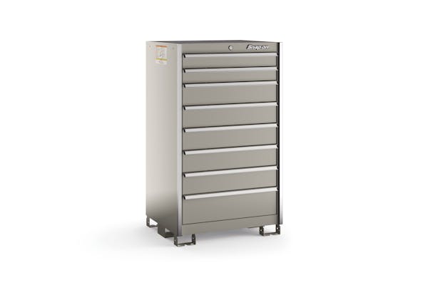 Eight-Drawer Standard Plus Eye-Level (Arctic Silver w/Brushed Trim)