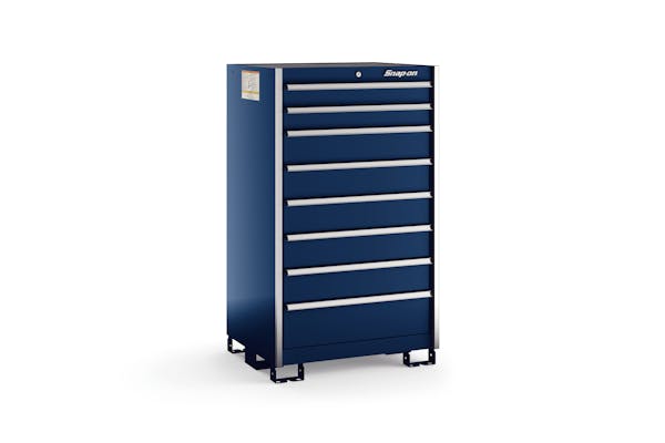 Eight-Drawer Standard Plus Eye-Level (Royal Blue w/Brushed Trim)