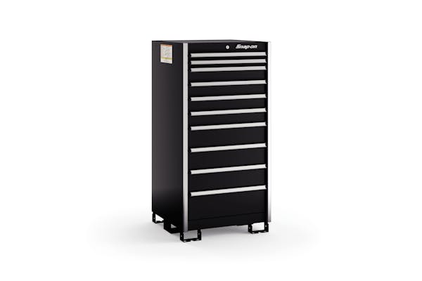 10-Drawer Standard Eye-Level (Gloss Black with Brushed Trim)