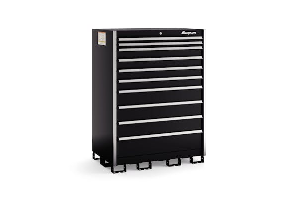 10-Drawer Extra-Wide Eye-Level (Gloss Black w/Brushed Trim)