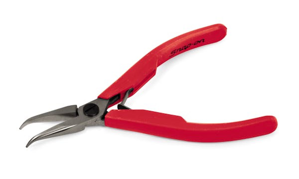 Bent Nose Pliers (Red)