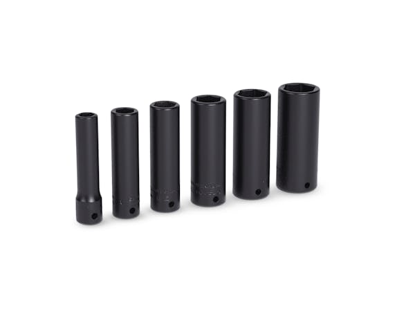 6 pc 1/4" Drive 6-Point SAE Flank Drive® Deep Impact Socket Set (1/4-9/16") 3 6 pc 1/4" Drive 6-Point SAE Flank Drive® Deep Impact Socket Set (1/4-9/16")