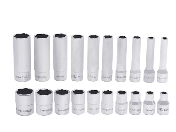 20 pc 1/4" Drive 6-Point SAE Flank Drive® Shallow/Deep Socket Set