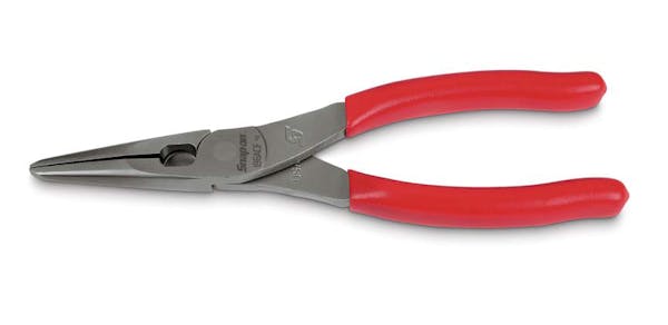 8" Talon Grip™ Long Nose Pliers with Cutter (Red)