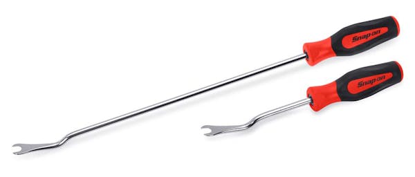 2 pc Instinct® Dished Tip Soft Grip Trim Pad Tool Set (Red)